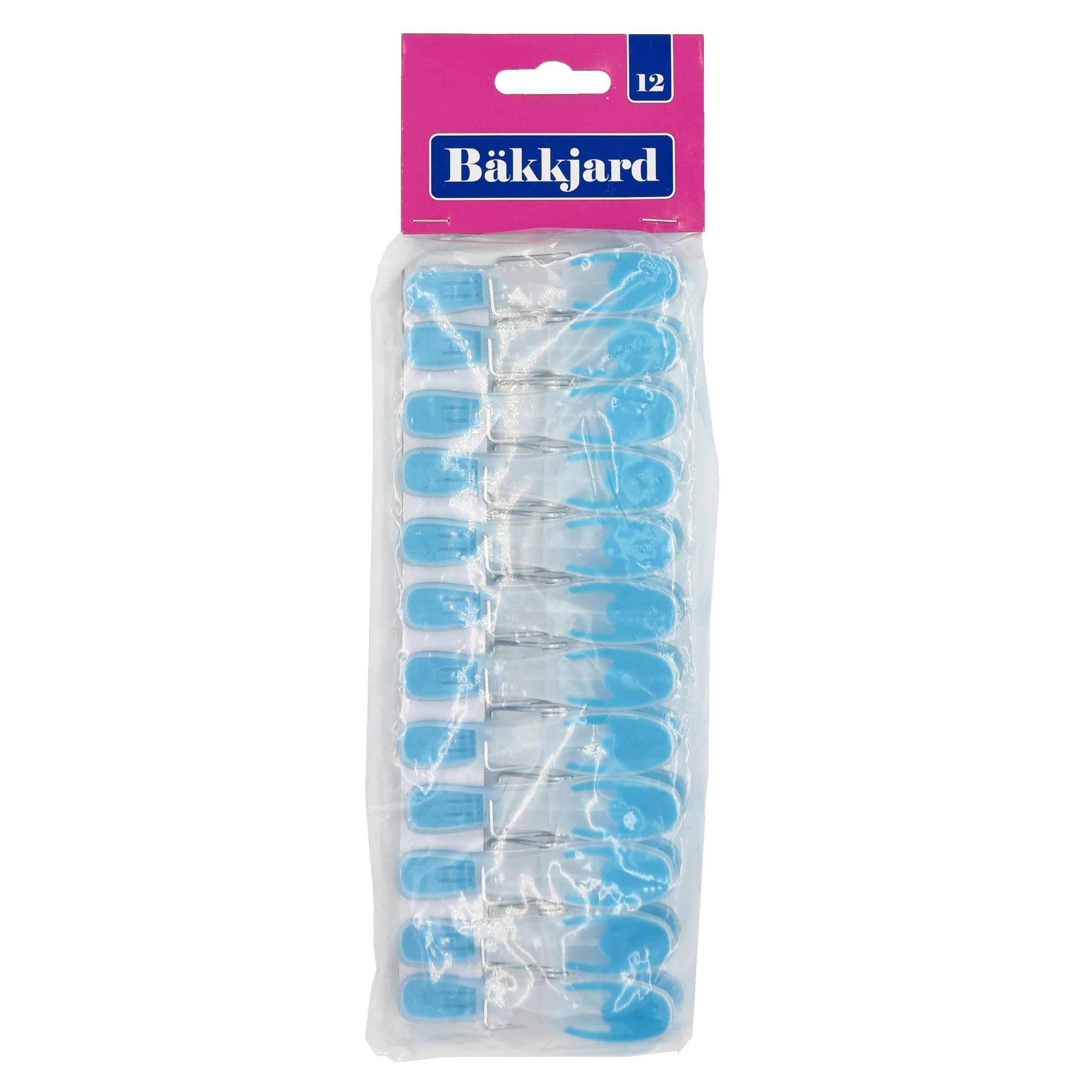 Plastikust pesulõksud 12tk, sinine silikoon
