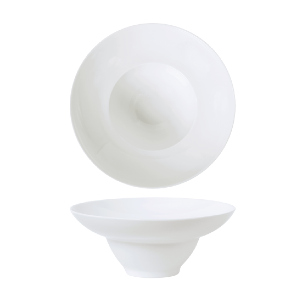 Fine plus sügav taldrik 24cm valge portselan