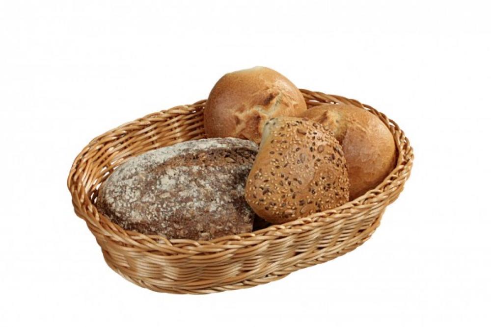 Kunstpunutis ovaalne korv 33x25x7cm