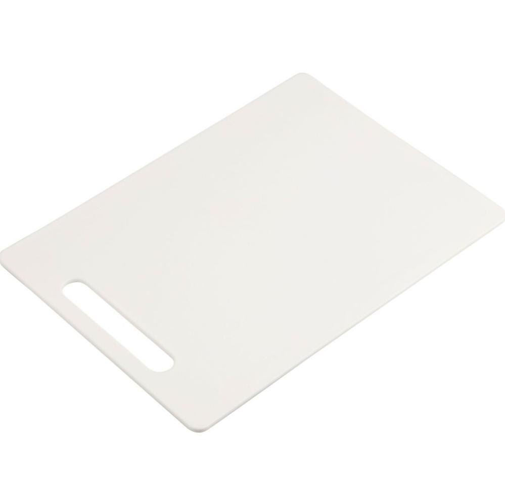 Lõikelaud 33,5×23,5×0,5cm, valge, plastik