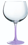 Kokteiliklaas Summer Pop lavendel jalaga 70cl