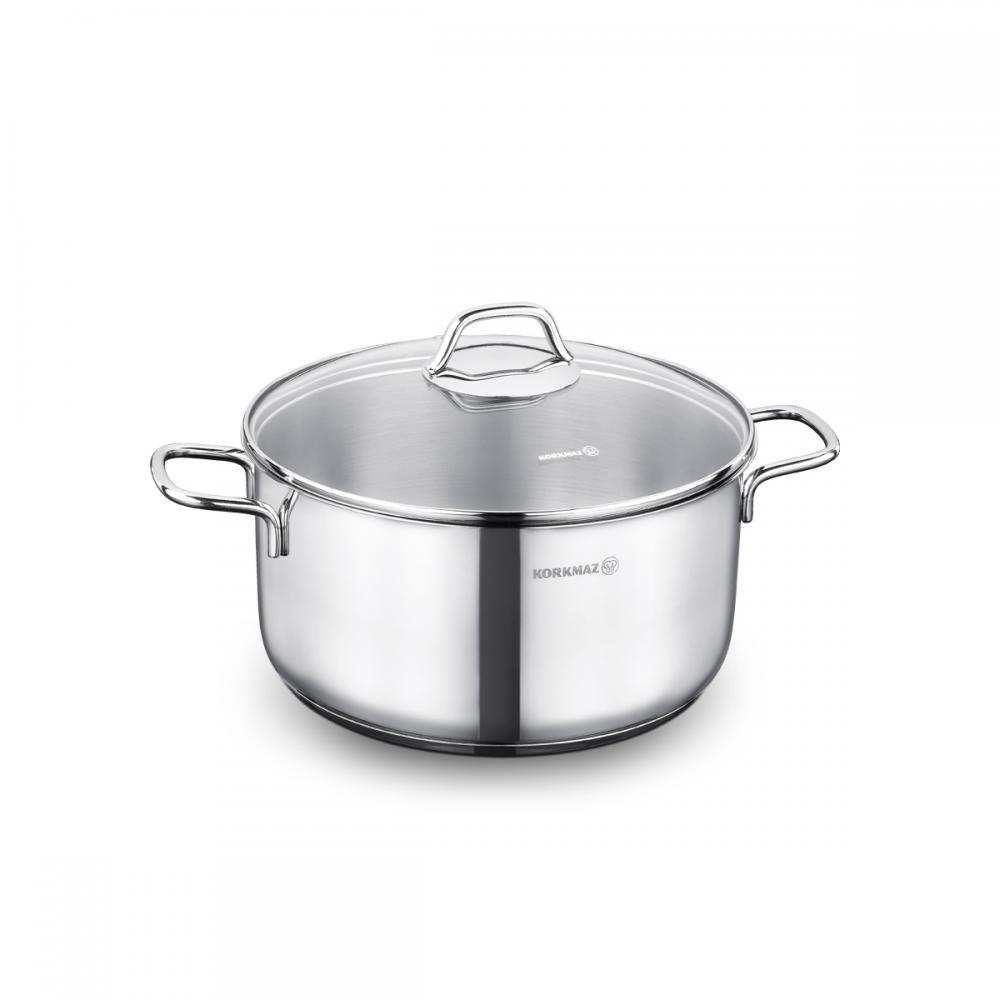 Perla pott 16cm /1,8l, rst,klaaskaanega, induktsioon pliidile