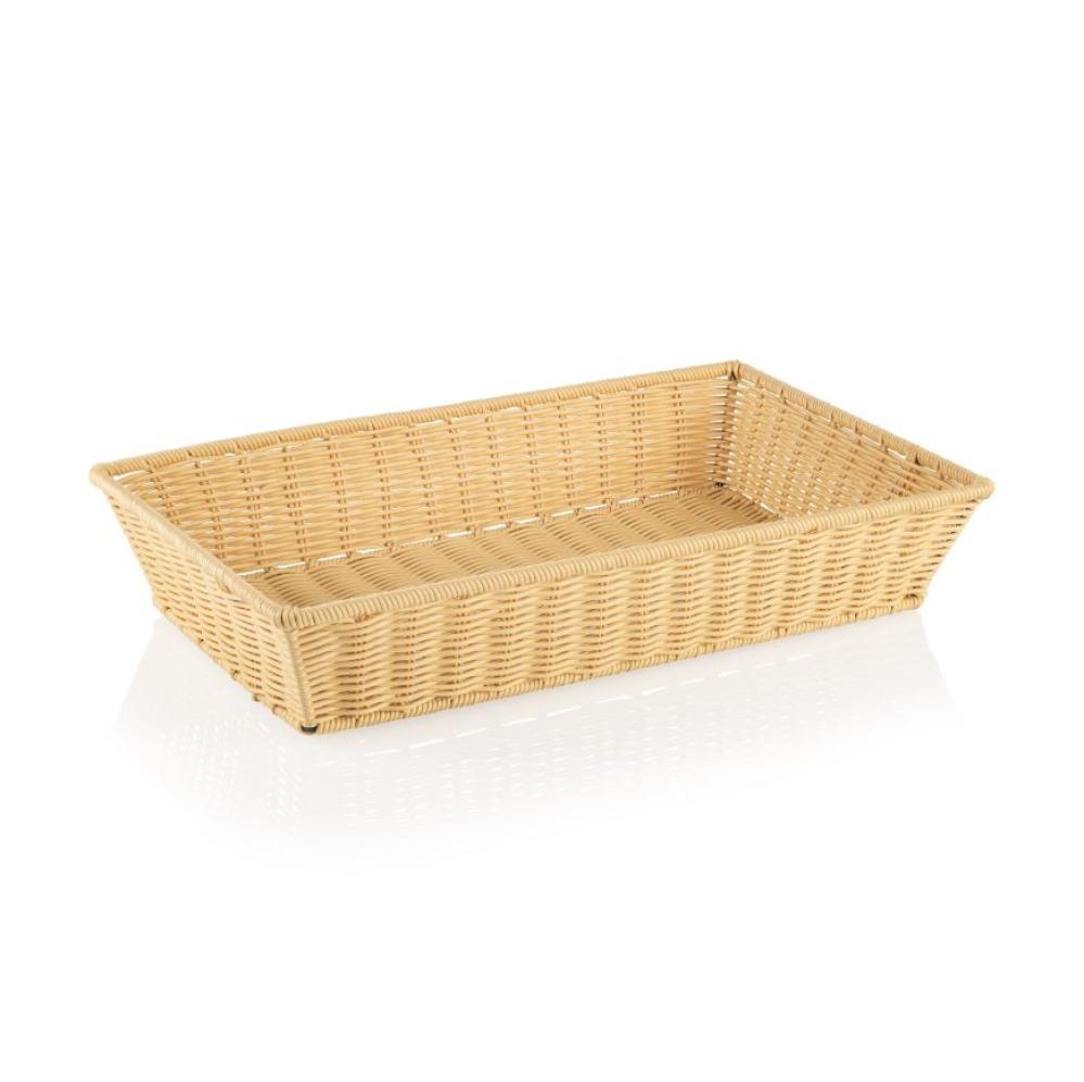 GN 1/1 korv Weaver PRO 53×32,5x10cm, beež, PP