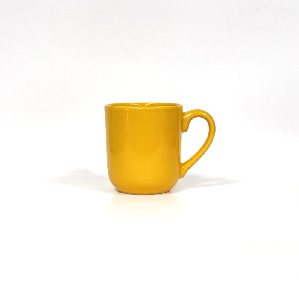 Kruus 450ml kollane keraamika, läikiv