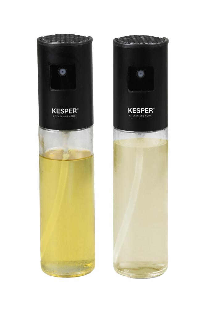 Õli-ja äädikapritsi kompl. 2tk, klaas/pvc plastik