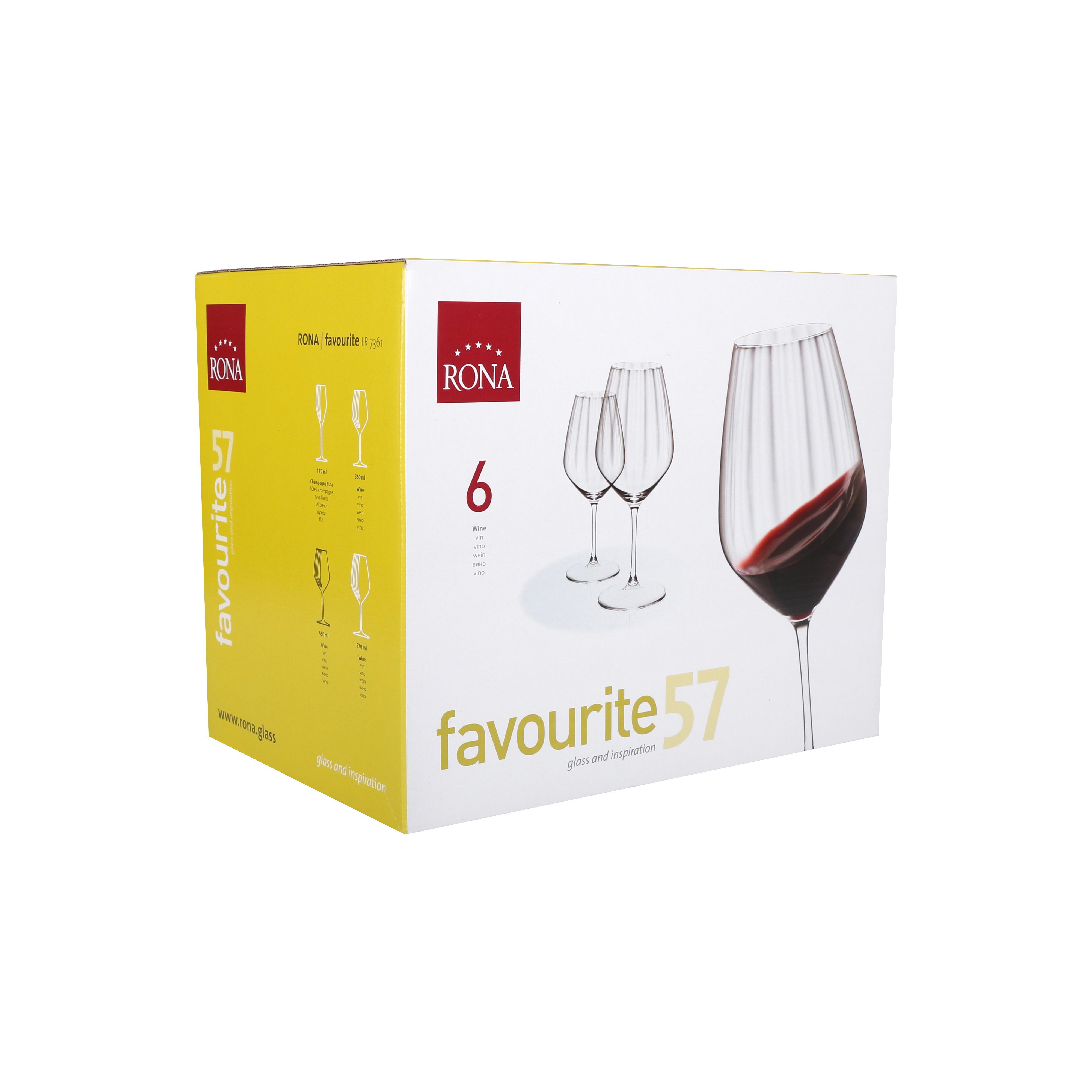 Veiniklaas Favourite 57cl, 6tk