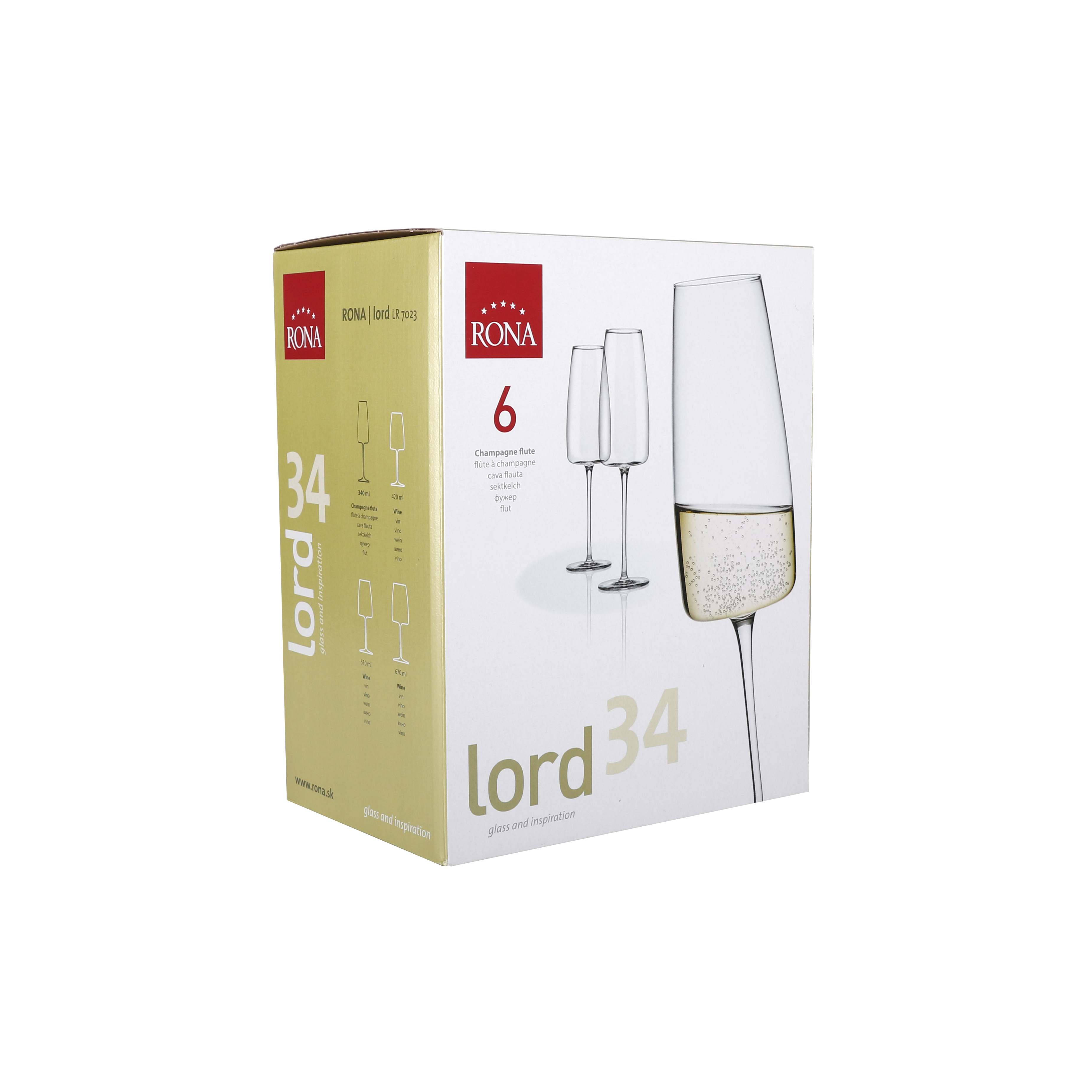 Vahuveiniklaas Lord 34cl, 6tk