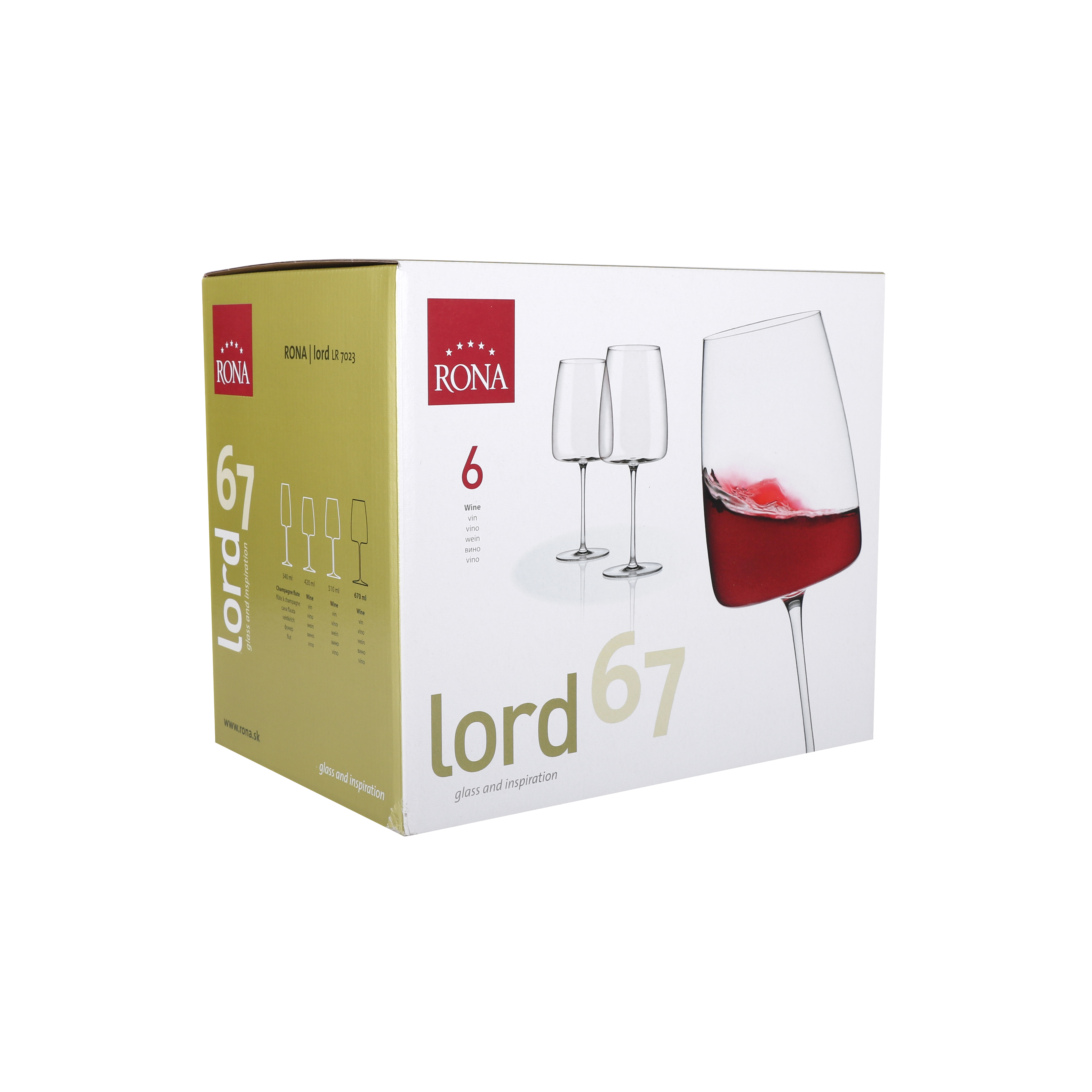 Veiniklaas Lord 67cl, 6tk