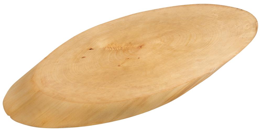 Serveerimisalus 35x16x2,5cm, puitplaat koorega, kask