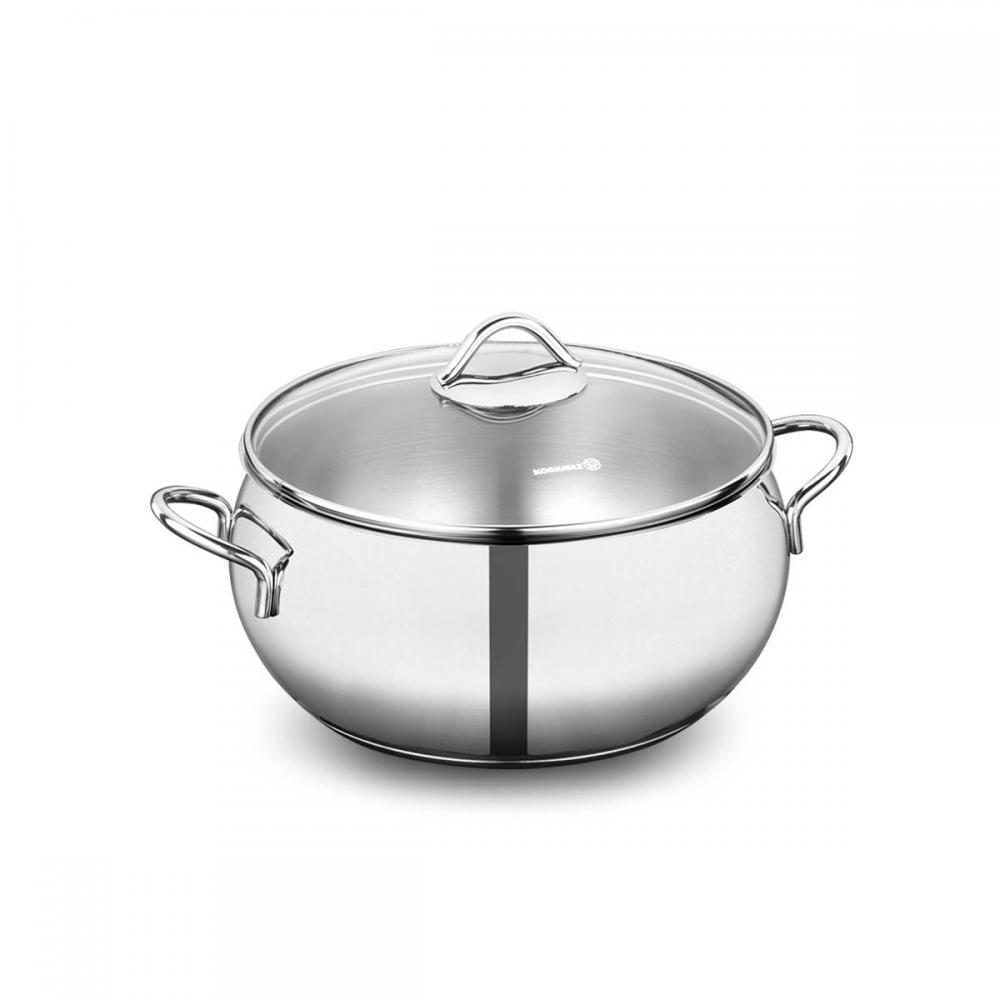 Tombik pott 16cm 1.8l rst klaaskaanega induktsioon
