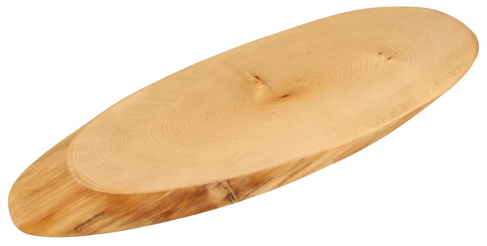 Serveerimisalus 45x17x2,5cm, puitplaat koorega, kask