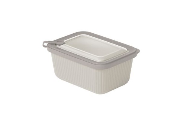 Säilituskarp Micro piklik 600ml, beež