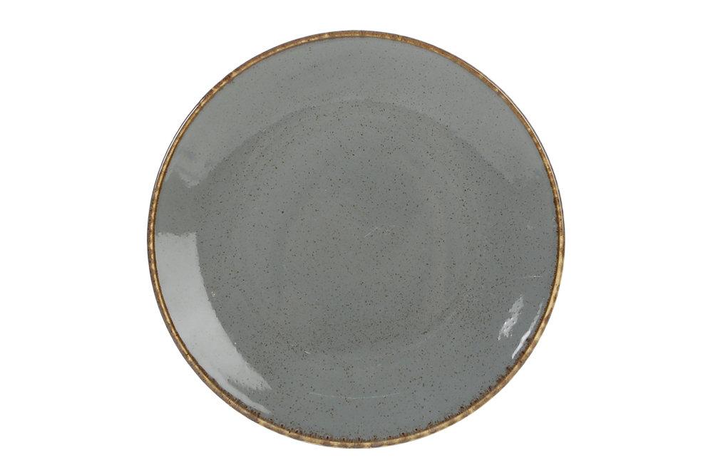 Taldrik  madal 24cm Seasons, tumehall