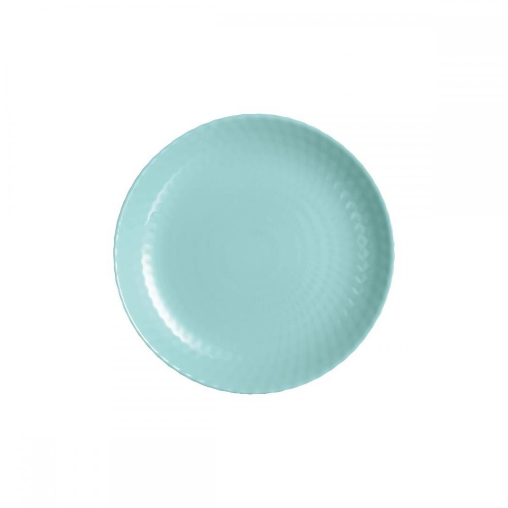 Pampille turquoise taldrik 19cm