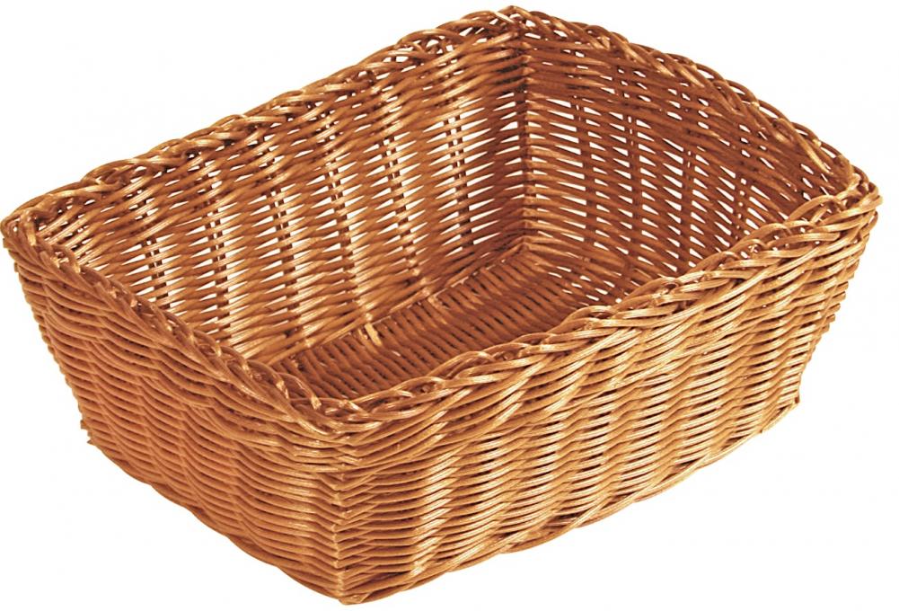 Kunstpunutis kandiline korv 28x20x11,5cm