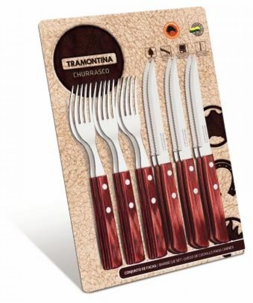 Polywood söögiriistad, 2×6 eset, noad, kahvlid