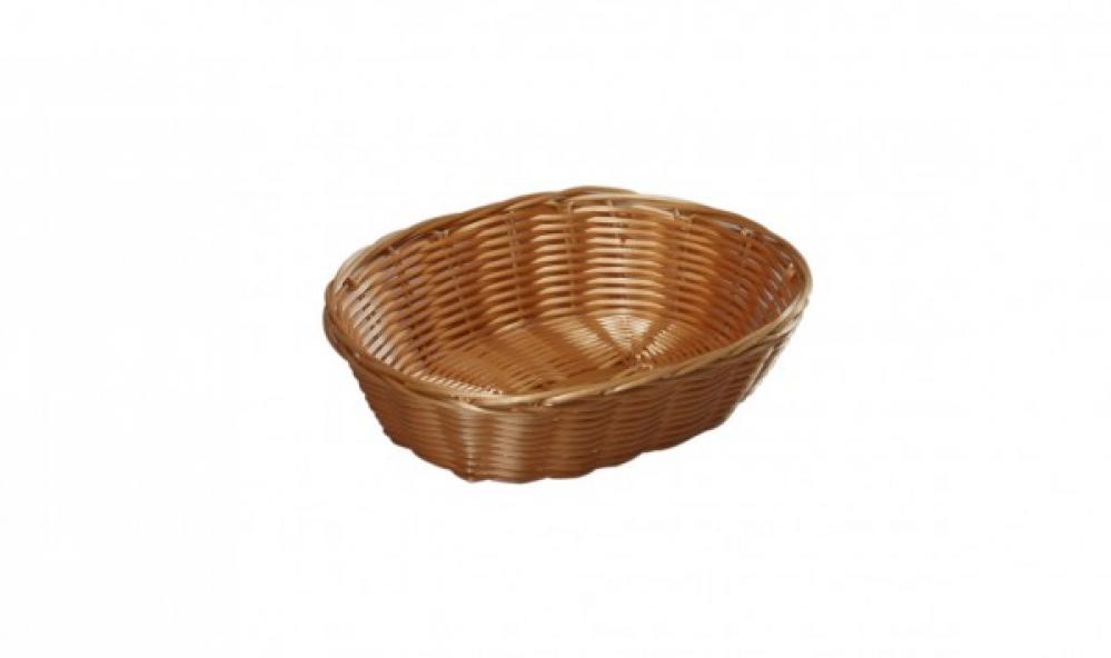 Kunstpunutis ovaalne korv 21x17cm