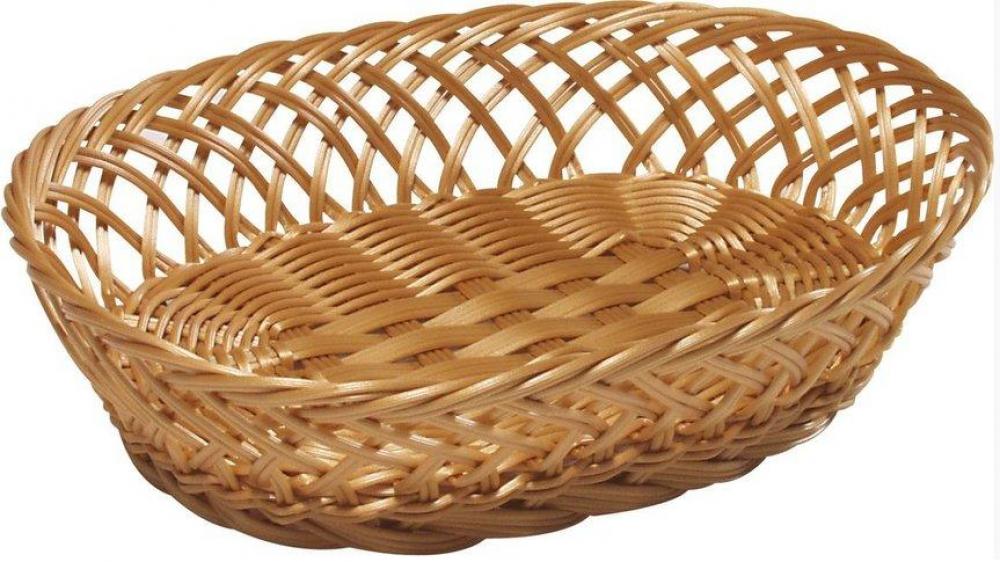 Ovaalne korv 31×23.5×8.5cm, kunstpunutis