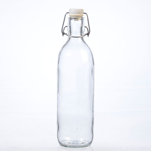 Klaaspudel Emilia 1L, pudeli ava 2,5cm