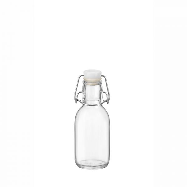 Klaaspudel Emilia 250ml, pudeli ava 2,5cm