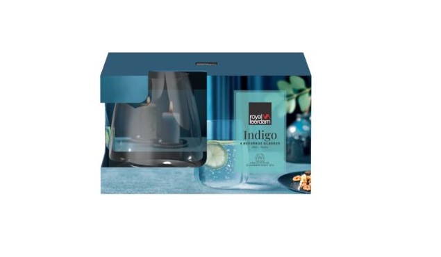 Joogiklaas Indigo 48cl, 4tk