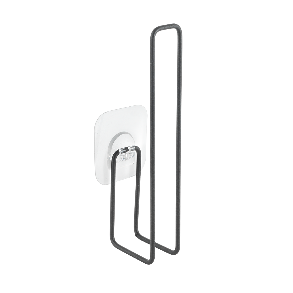 WC paberi varurulli hoidik U-fix 3x6x21cm, must