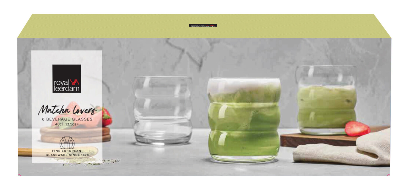 Joogiklaas Matcha Lovers 36cl, 6tk