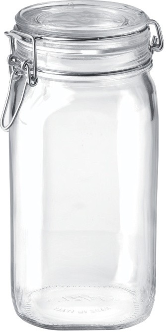 Klaaspurk kaanega Fido 1,5L