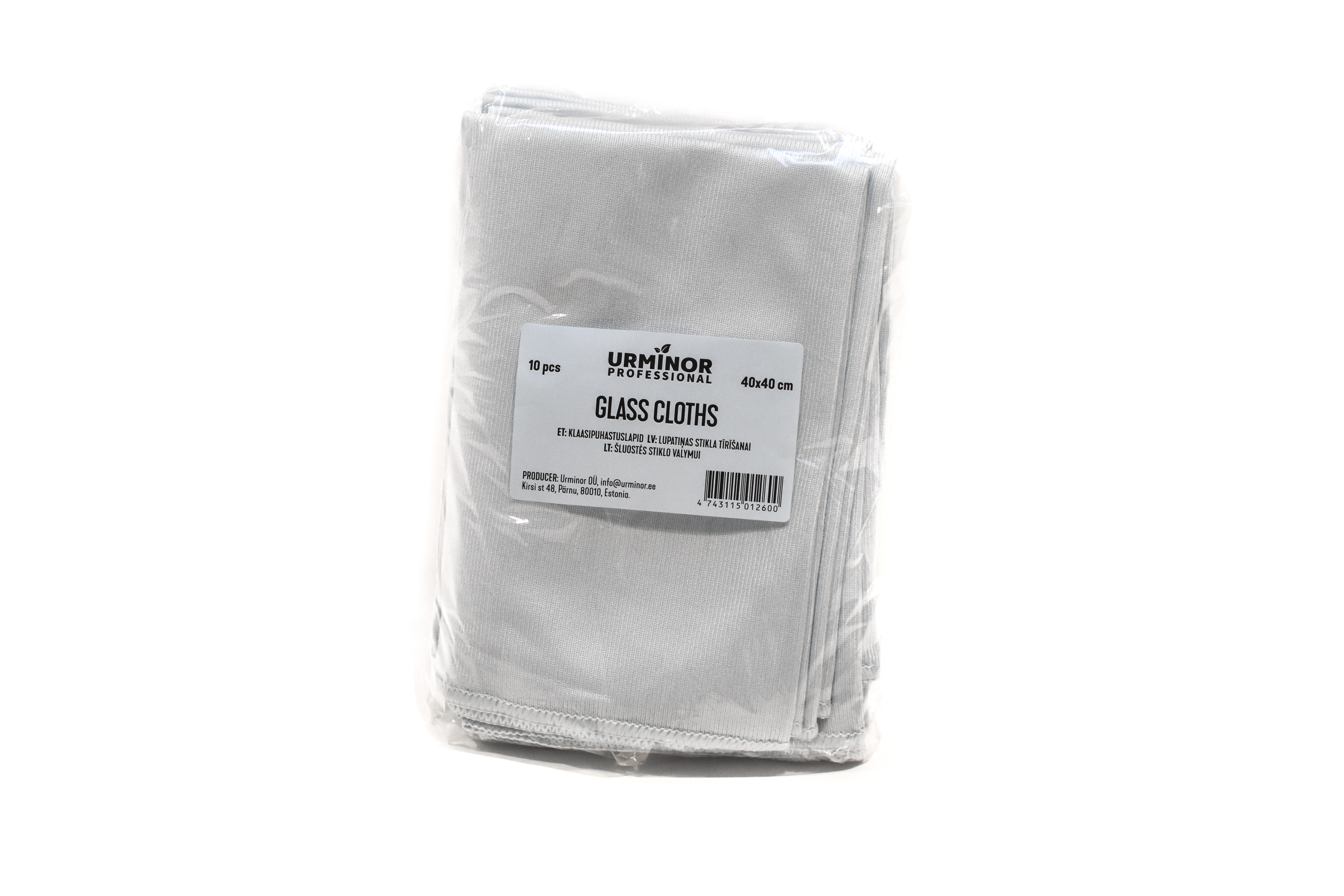 Klaasipuhastuslapid 40x40cm, 10tk