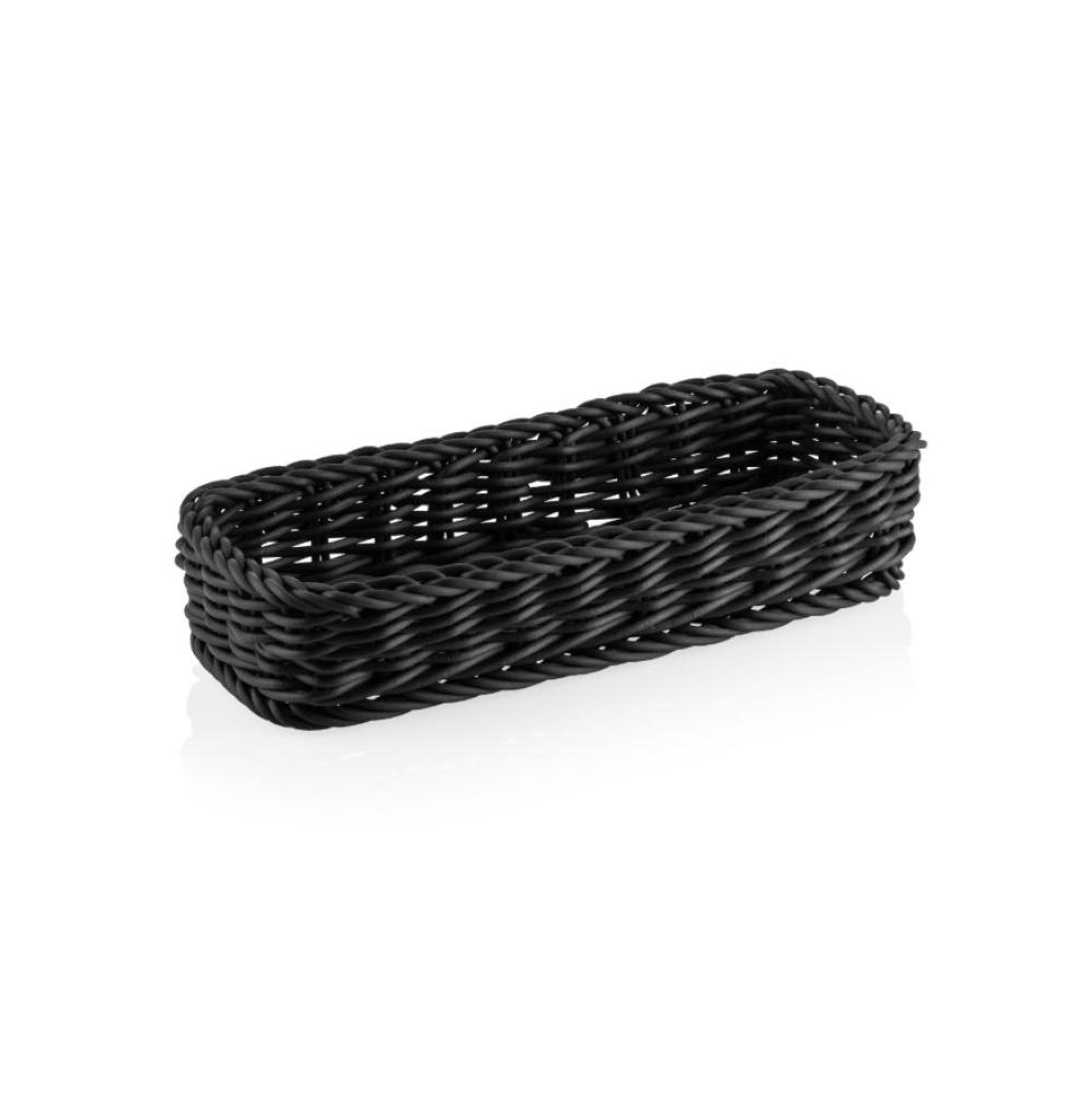 Weaver pro söögiriistade korv 27x10x5cm must pp