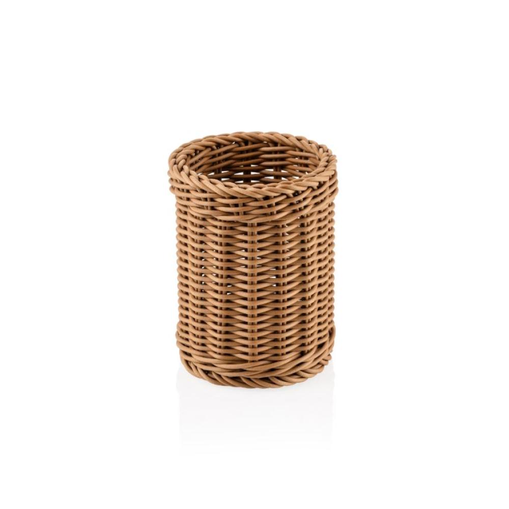 Weaver pro söögiriistade tops punutud d12cm/h15cm pruun pp