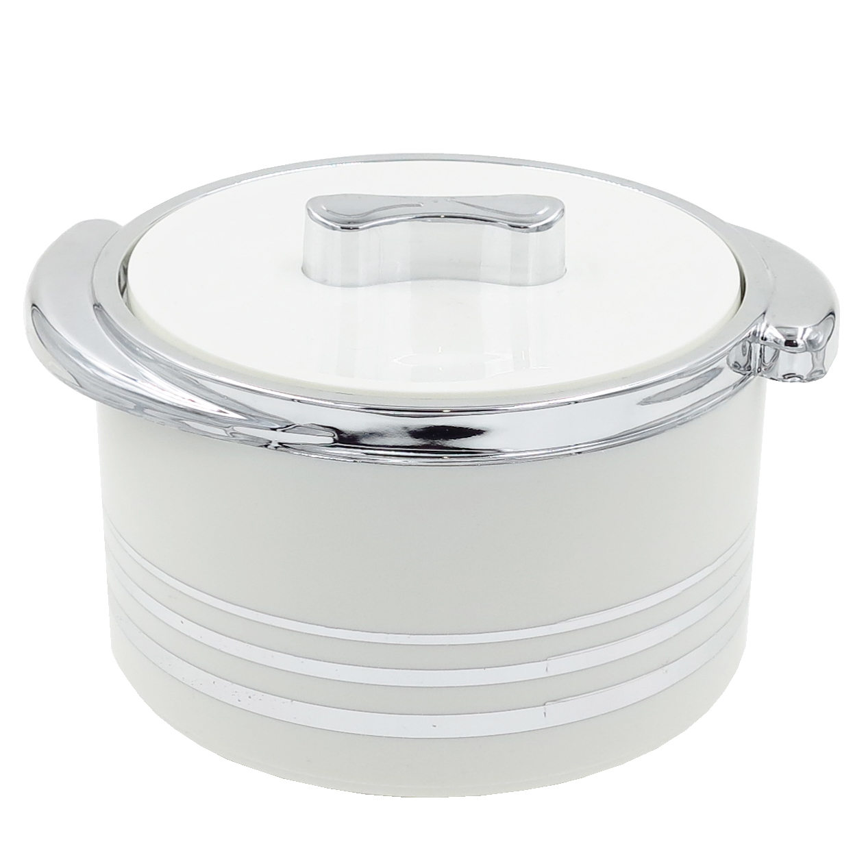 Termospott 1,5L, valge/hõbe