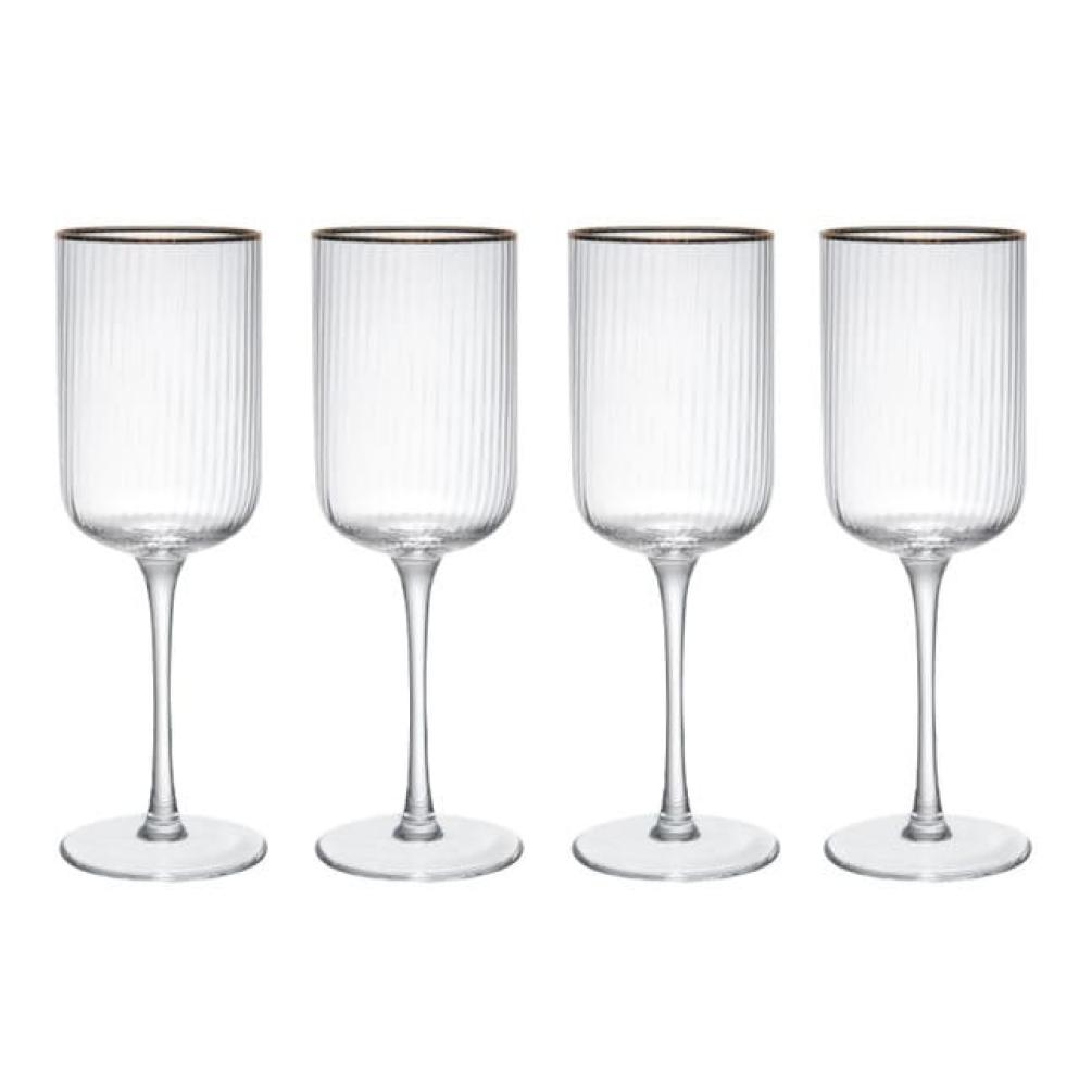 Sorrento punase veini klaas 450ml, kompl. 4tk, kristalliline