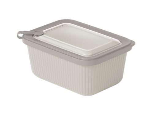 Säilituskarp Micro piklik 1800ml, beež