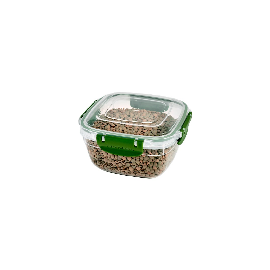 Säilituskarp kandiline Master 900ml, roheline