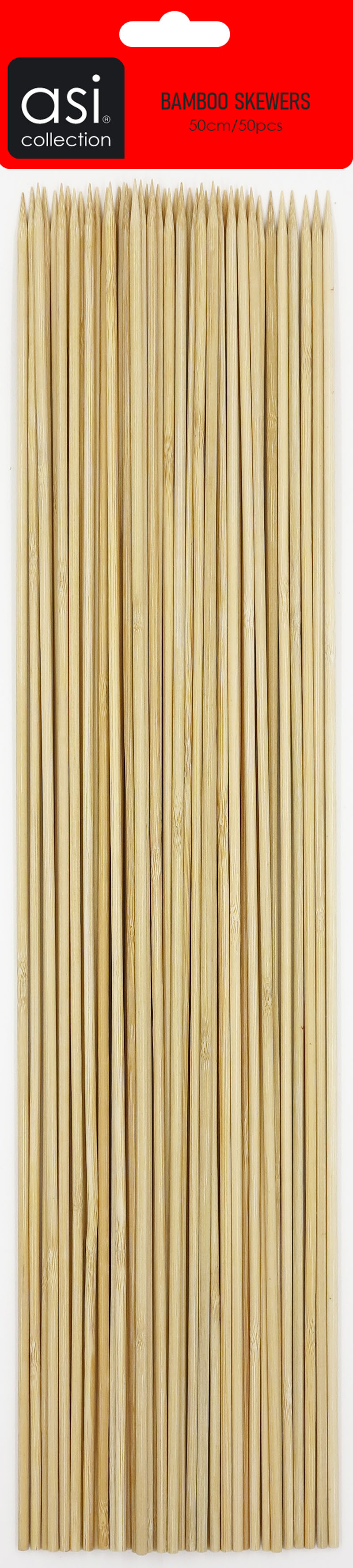 Bambusest grillimisvardad 50tk, 50cm