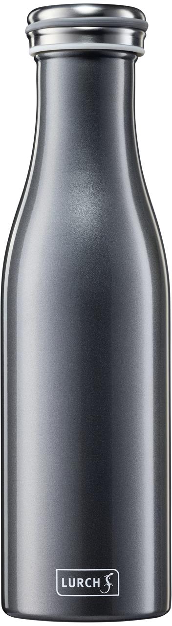 Termospudel 500ml, tumehall, metallik, rst
