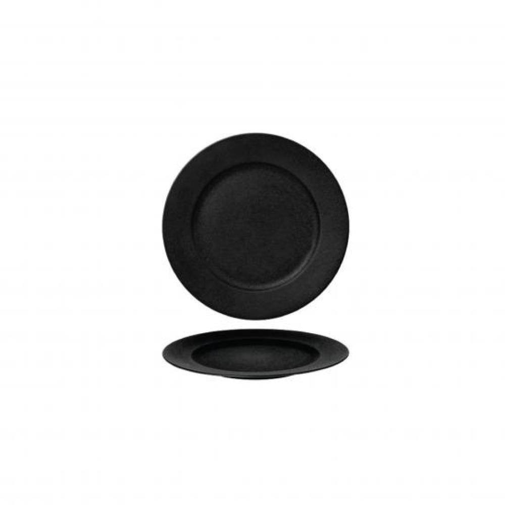 Fine plus satin taldrik 16cm must portselan