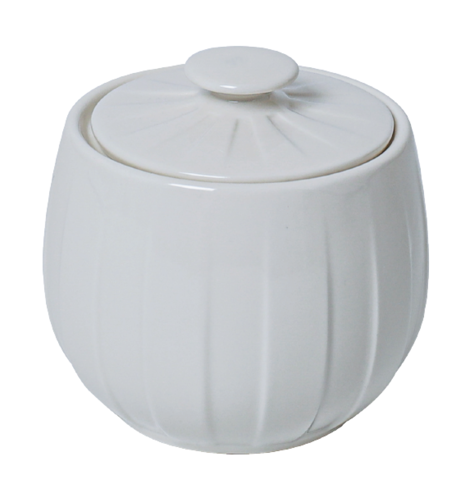 Suhkrutoos Absolute 250ml kaanega, valge portselan