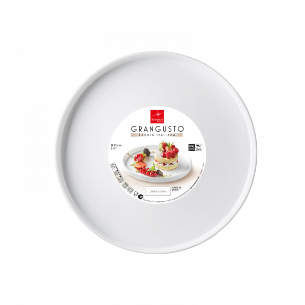 Taldrik Grangusto Ø21cm, valge