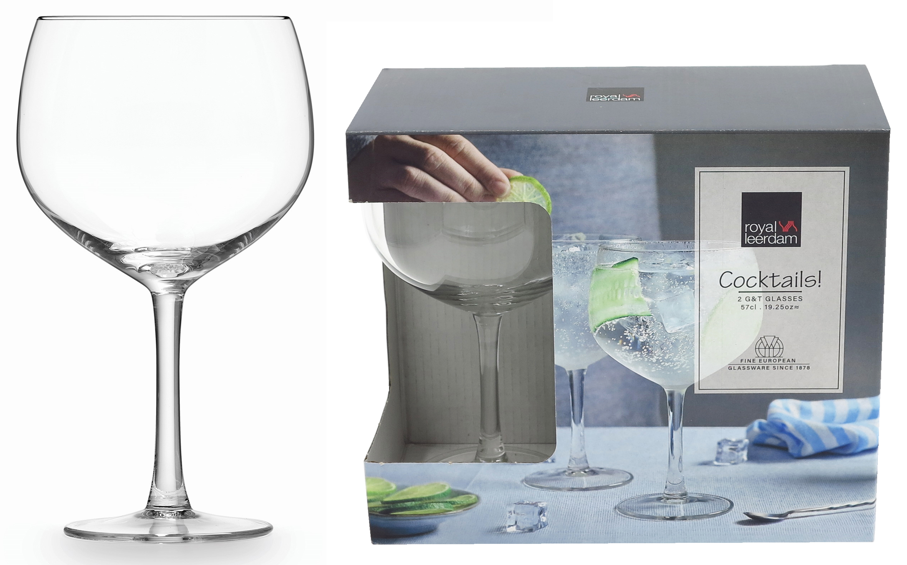 Kokteiliklaas Gin Tonic 65cl, 2tk