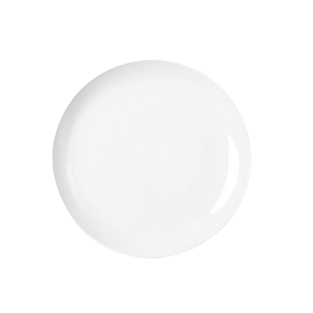 Rolled rim taldrik 18cm portselan