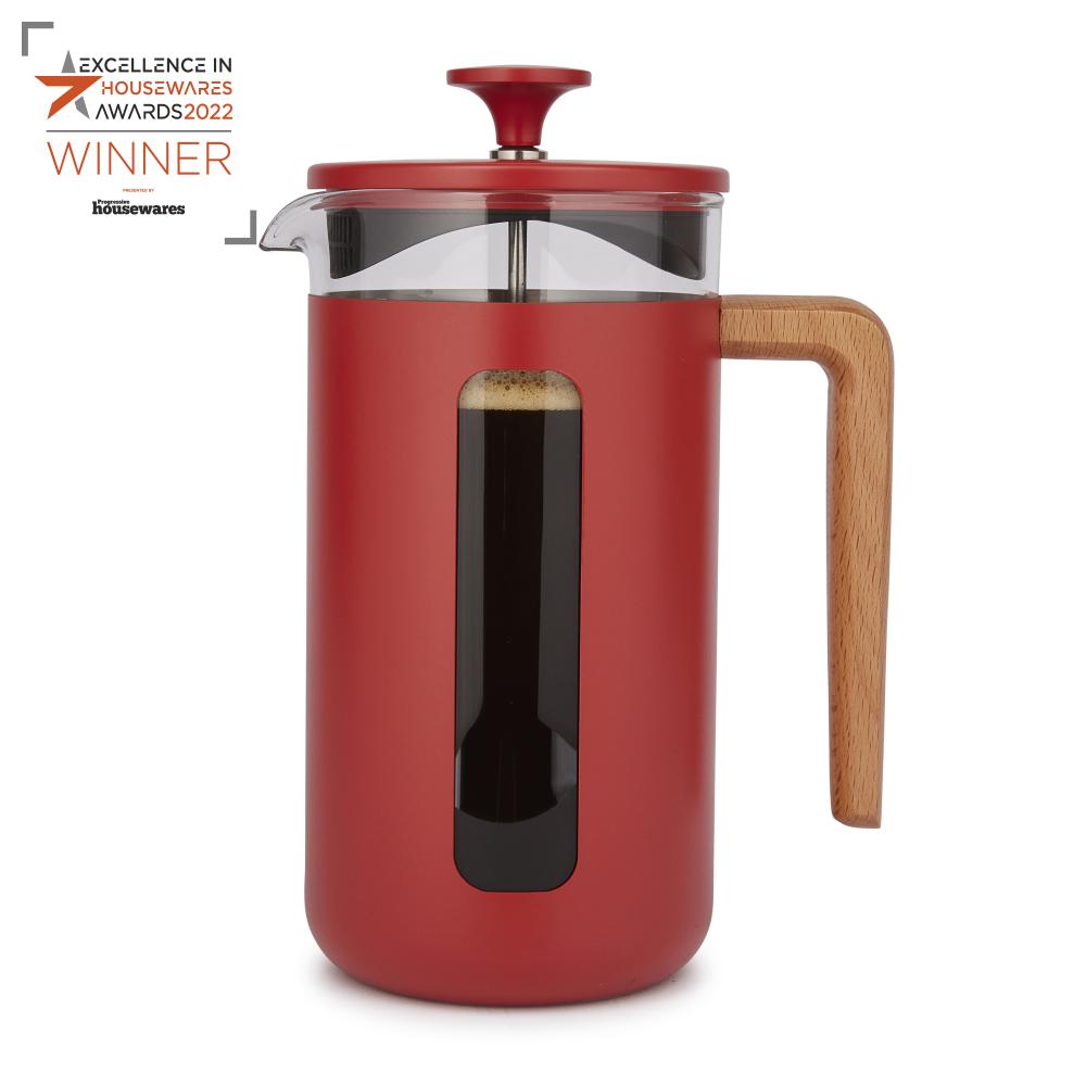 La cafetiere presskann 1l 8 tassi punane